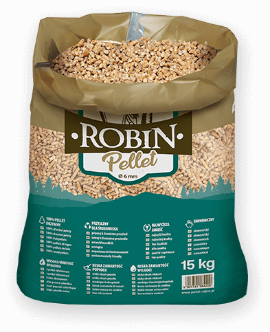 worek pelletu opałowego Robin do kupienia w Dobrej lub sklepie internetowym